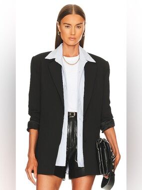 L’ACADEMIE BLAZER WITH SHOULDER PADS